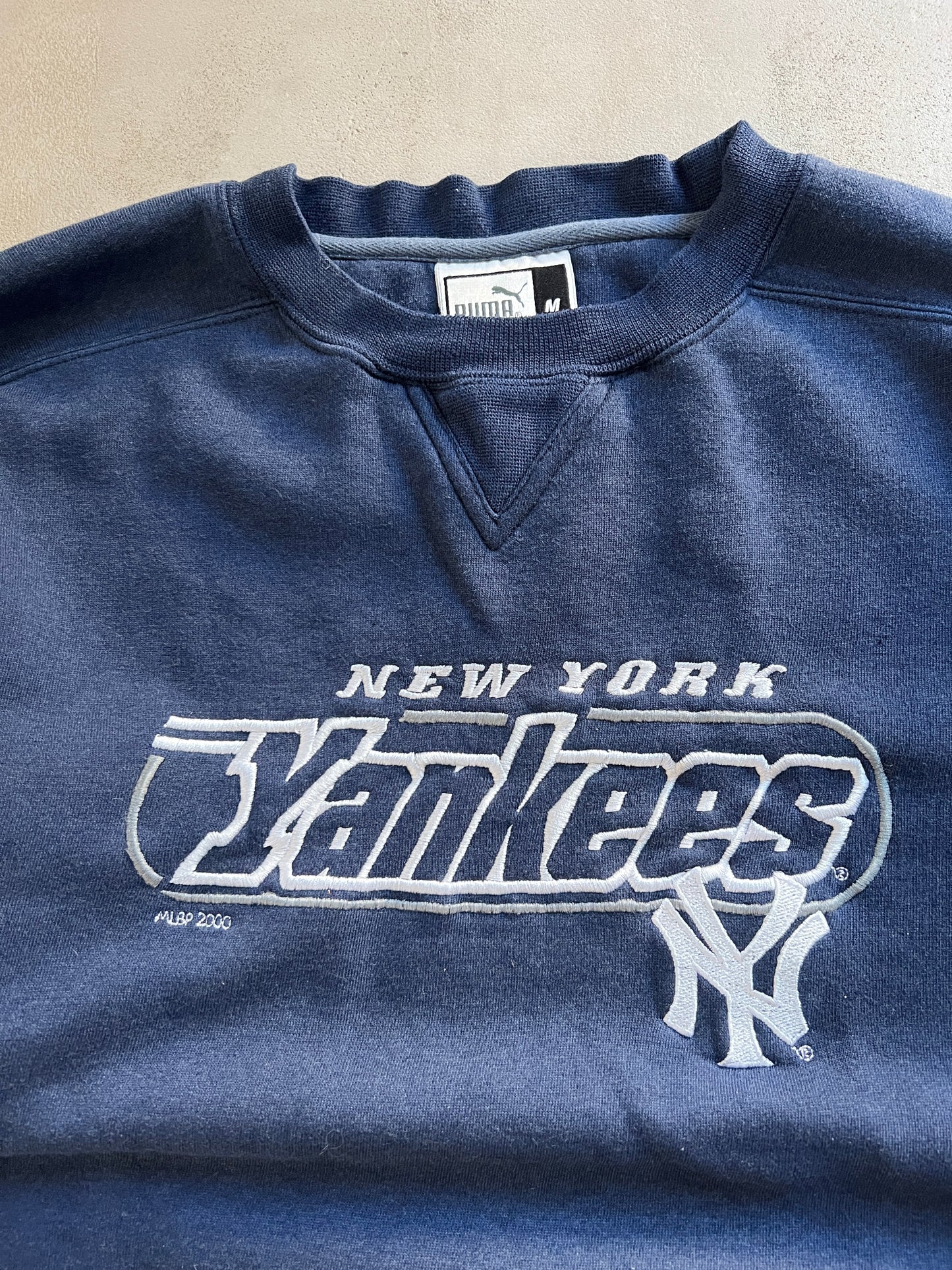 NAVY YANKEES SWEATER - 2000S - M/L