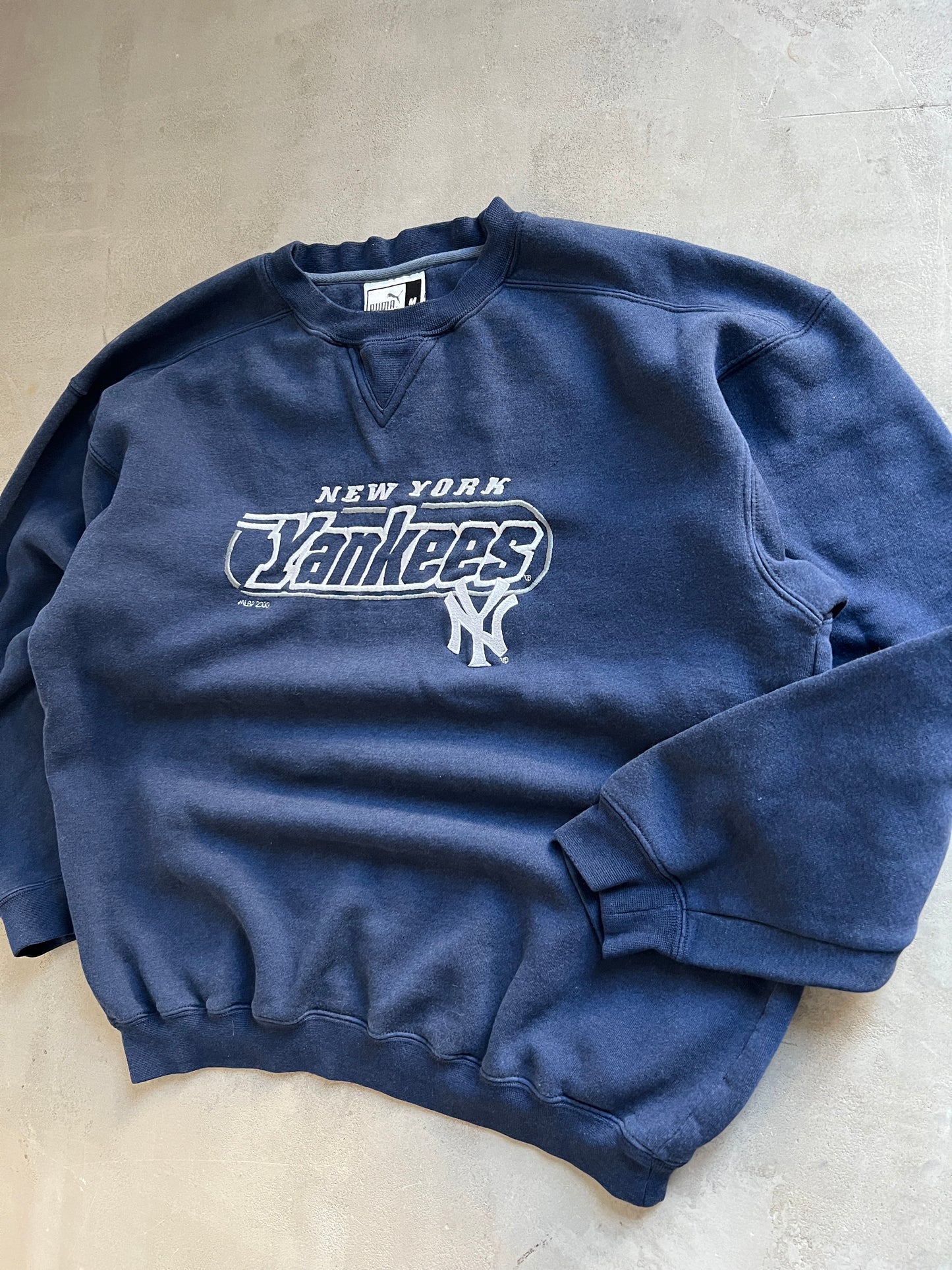 NAVY YANKEES SWEATER - 2000S - M/L