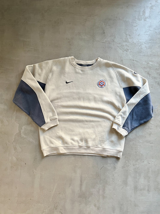 CREME HSC MONTPELLIER NIKE SWEATER - 2000S - M