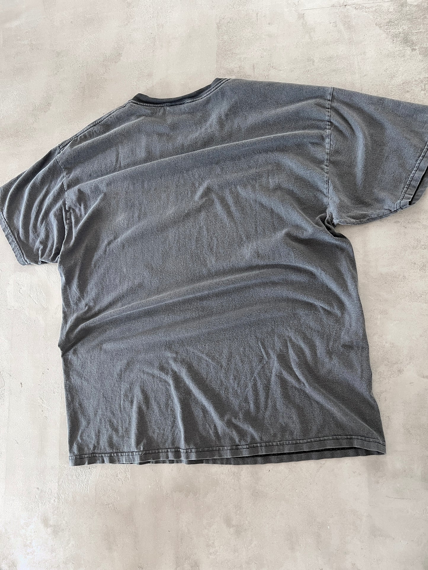 FADED BLACK/GREY BOSE TEE - 1990S - XL