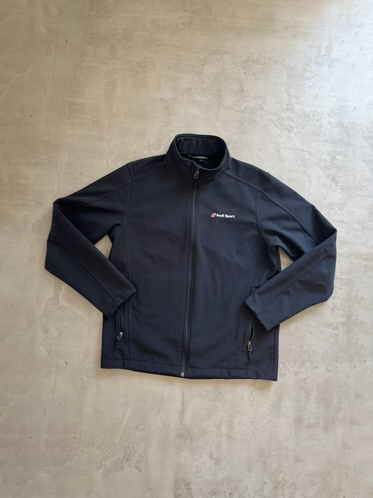 BLACK AUDI TRACK JACKET - 2000S - M/L