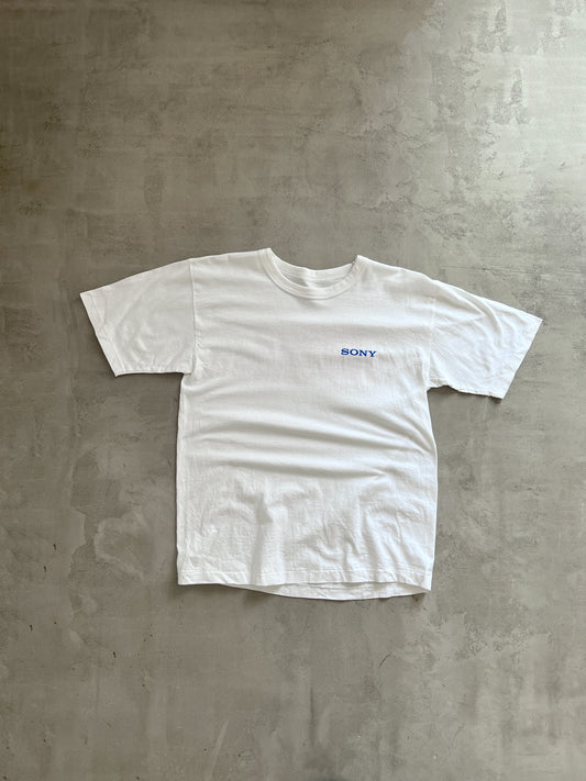 WHITE SONY TEE - 2000S - S/M