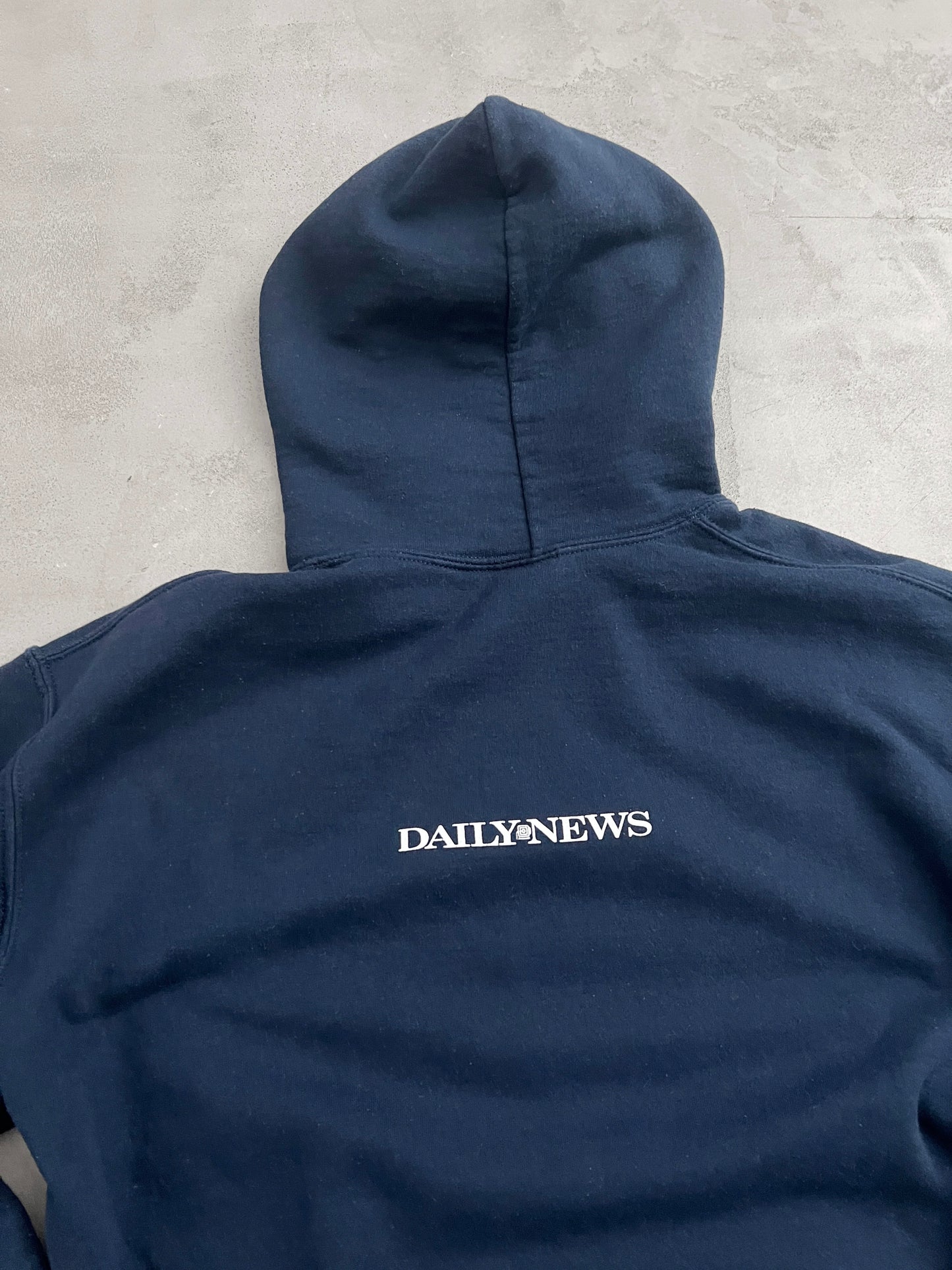 NAVY YANKEES HOODIE - 1990S - M/S