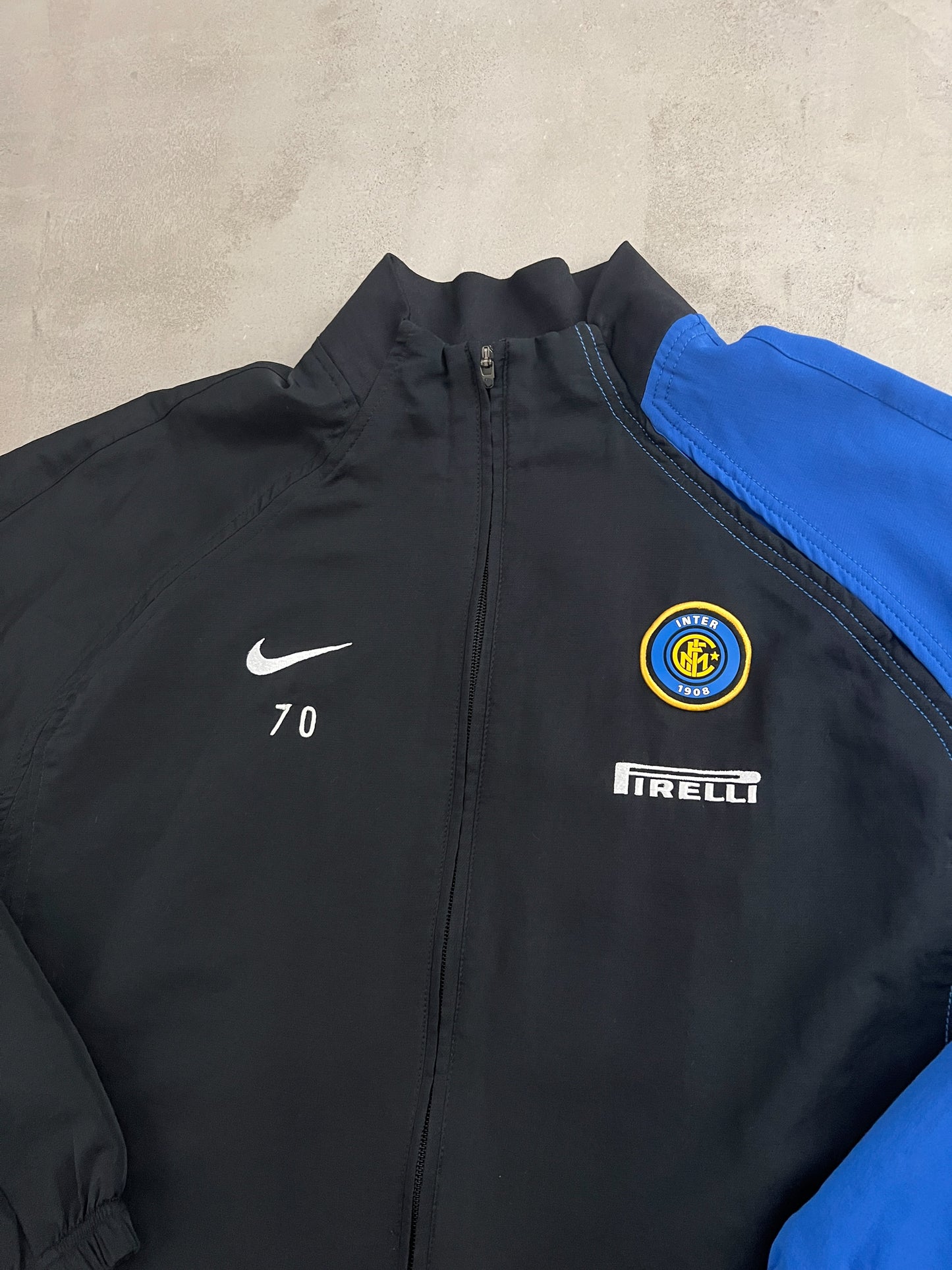 BLACK INTER MILAN NIKE JACKET - 2000S - L