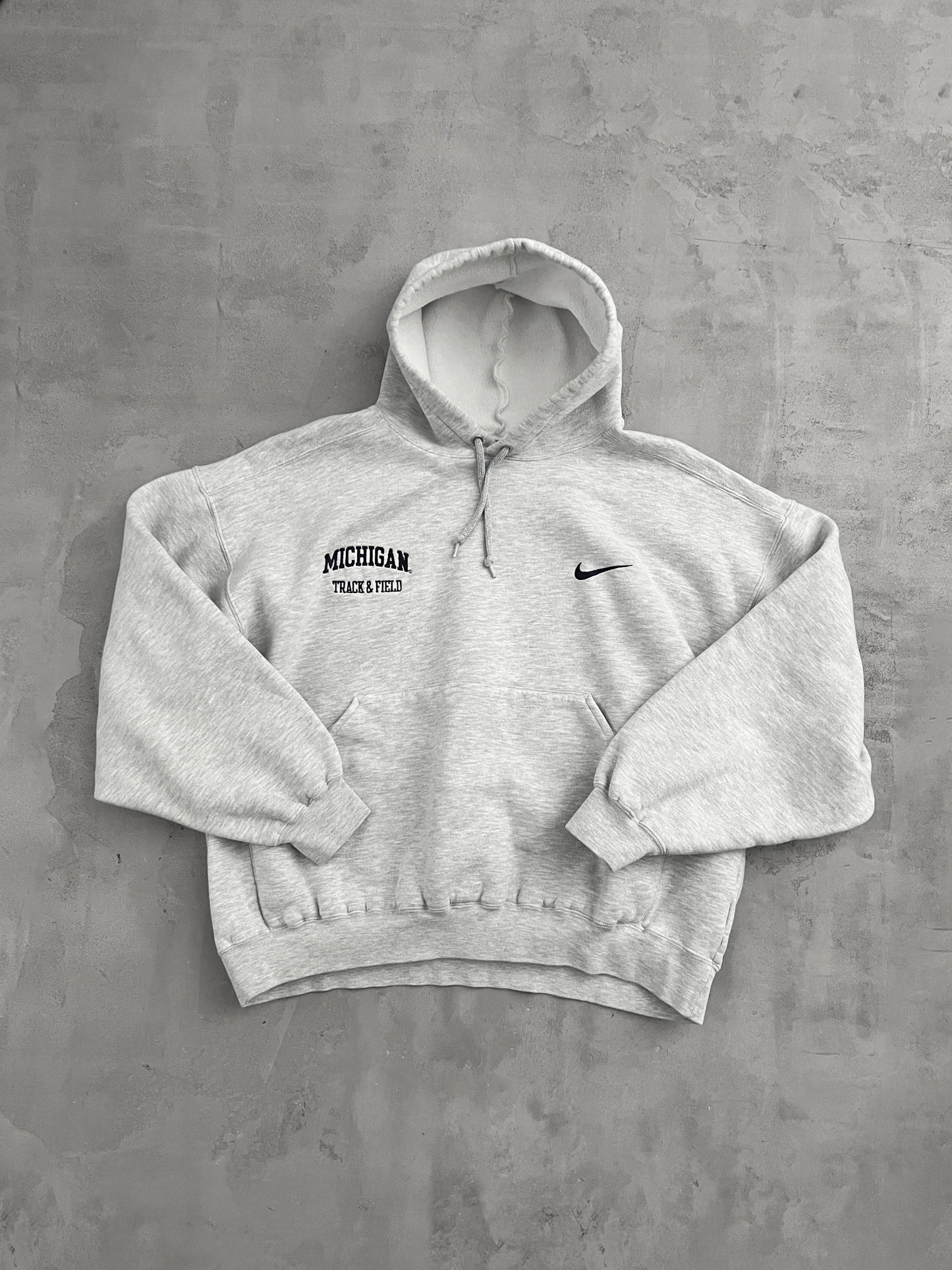 GREY MICHIGAN STATE NIKE HOODIE - 1990S - S/M
