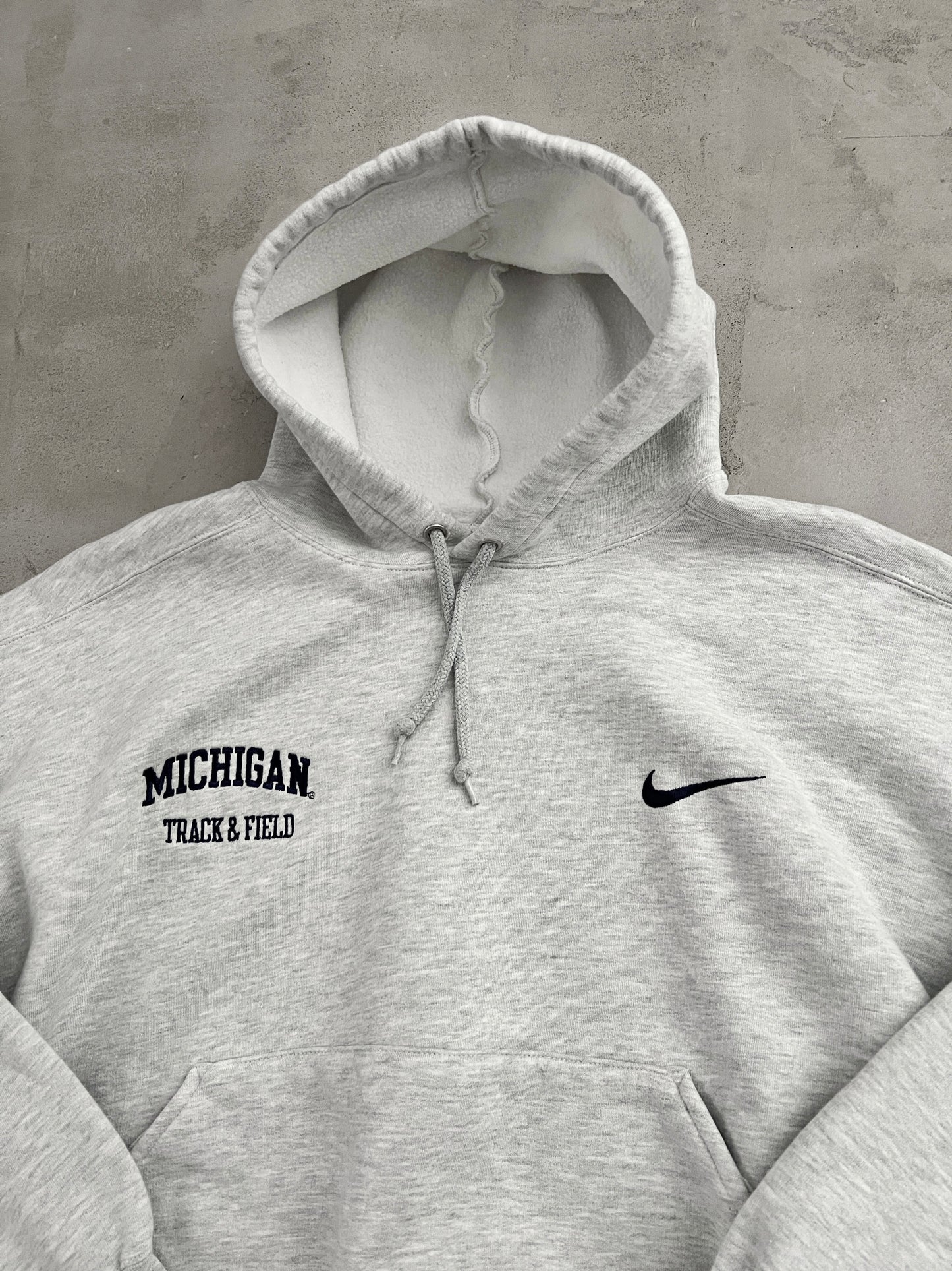 GREY MICHIGAN STATE NIKE HOODIE - 1990S - S/M