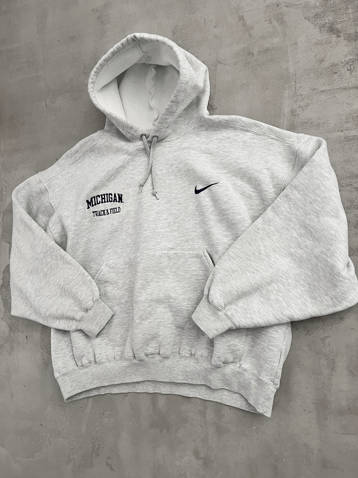 GREY MICHIGAN STATE NIKE HOODIE - 1990S - S/M