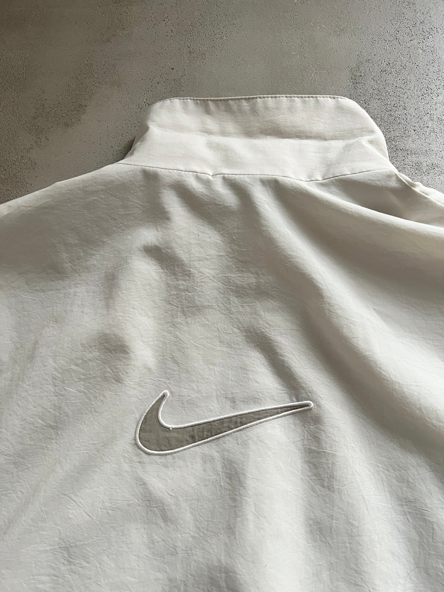 CREME NIKE TRACK JACKET - 2000S - XL