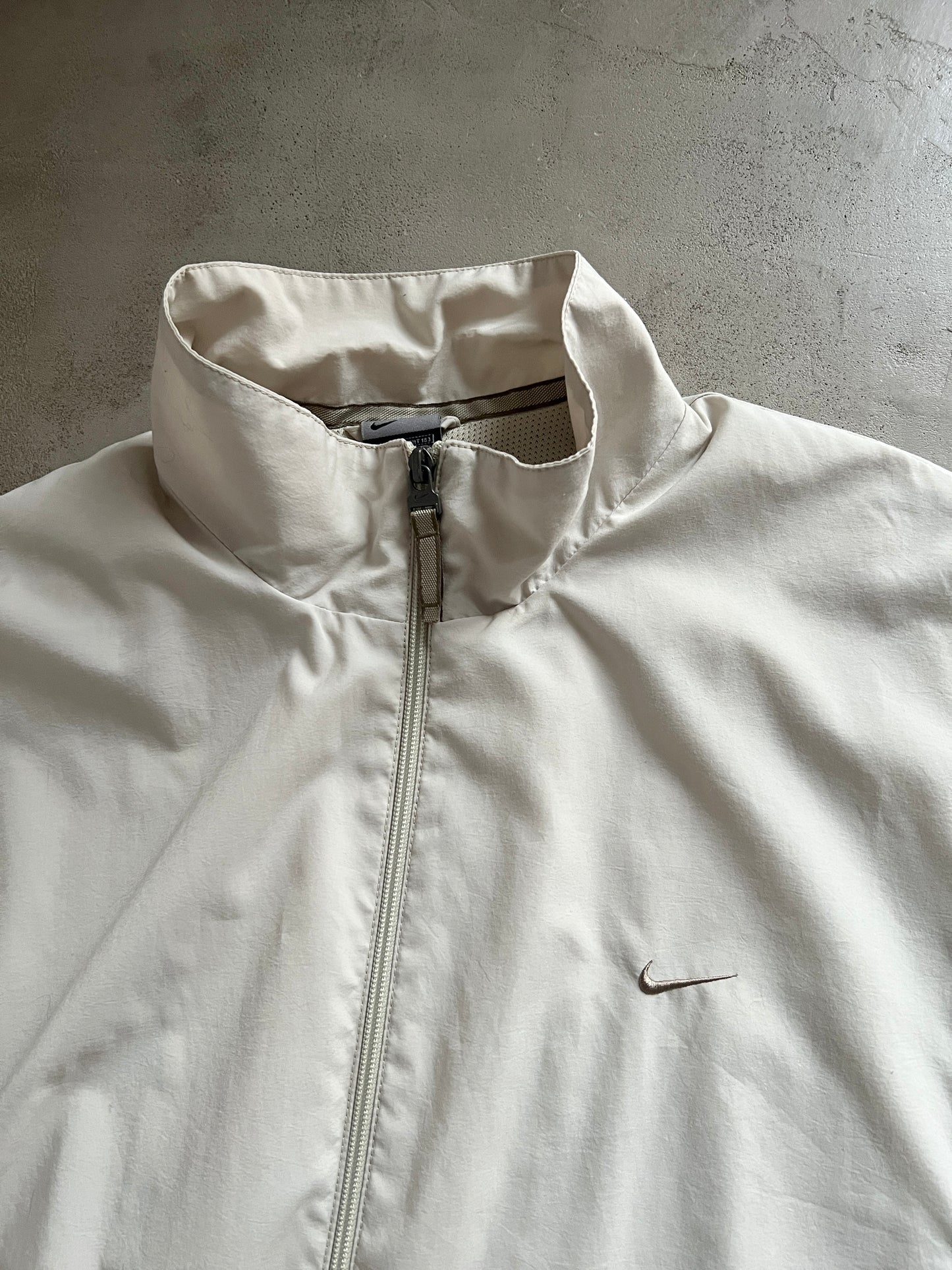 CREME NIKE TRACK JACKET - 2000S - XL