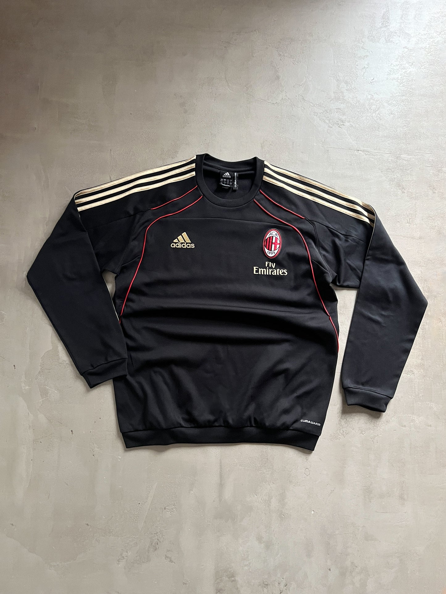 BLACK AC MILAN SWEATER - 2000S - L/XL