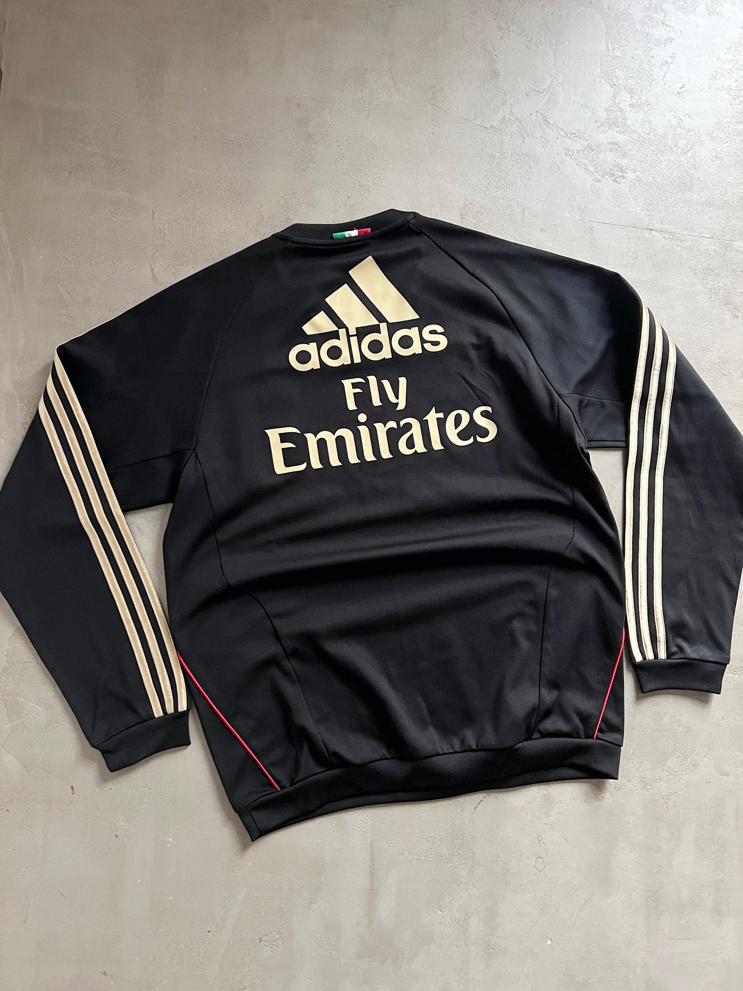 BLACK AC MILAN SWEATER - 2000S - L/XL