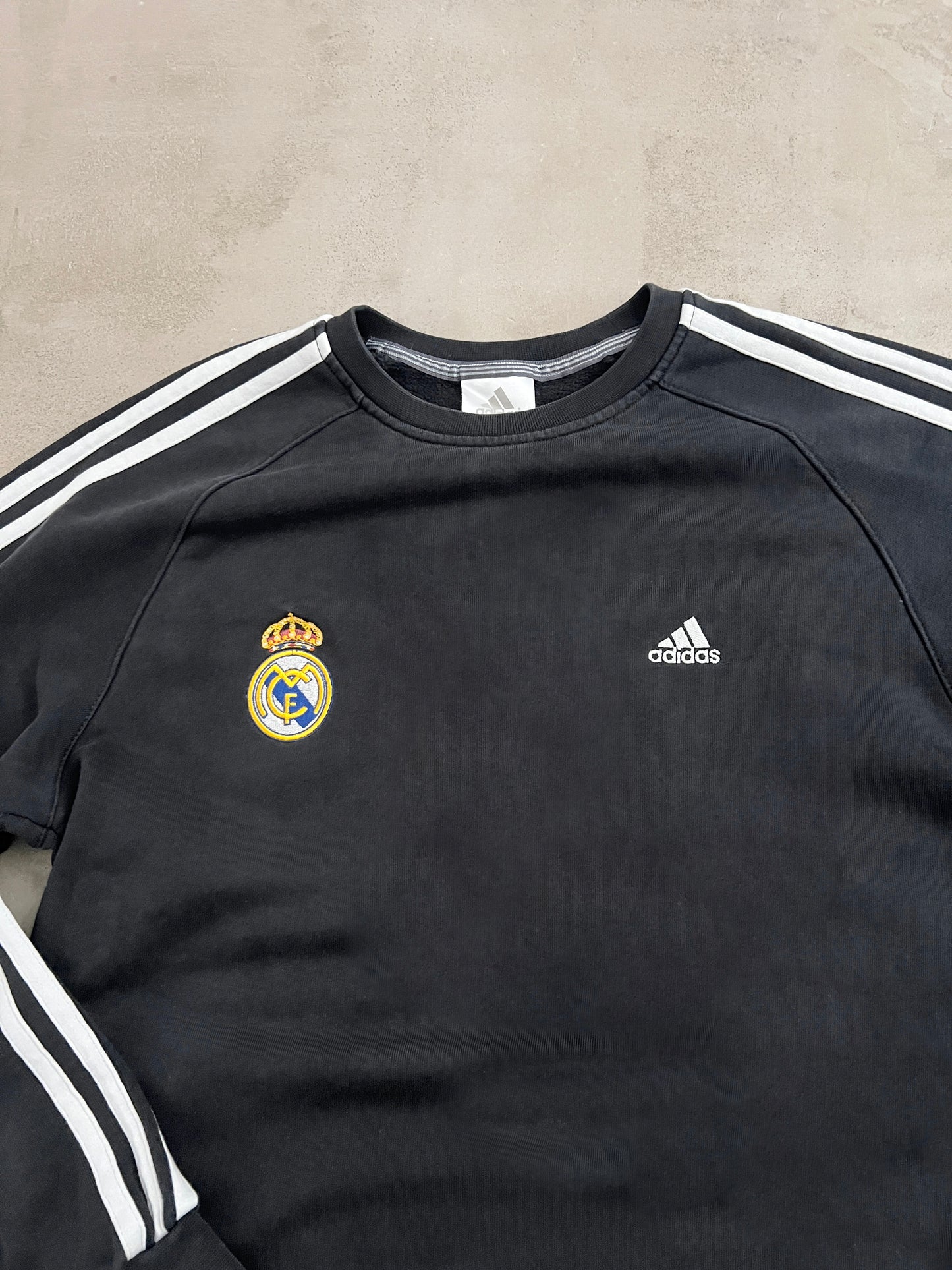 BLACK REAL MADRID SWEATER - 2000S - S