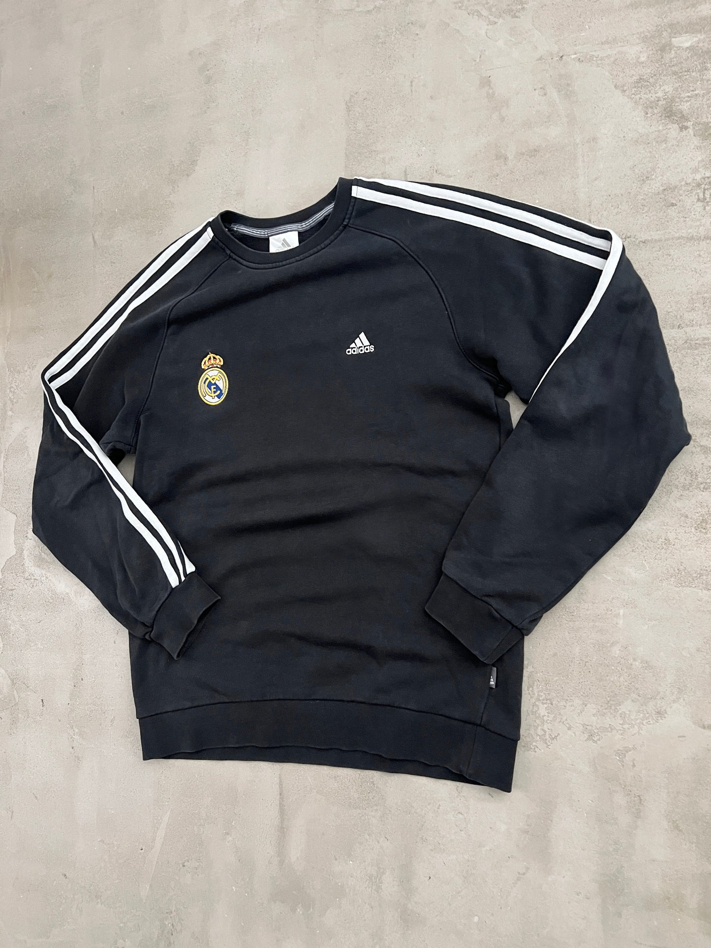 BLACK REAL MADRID SWEATER - 2000S - S