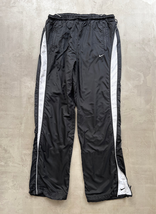 BLACK NIKE TRACK PANTS - 2000S - XL