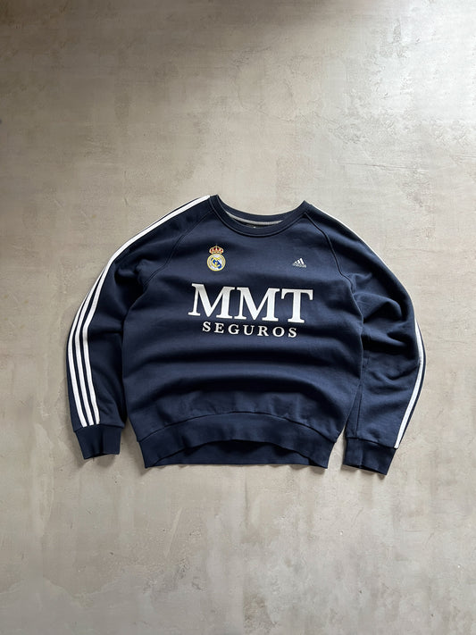 NAVY REAL MADRID SWEATER - 2000S - M
