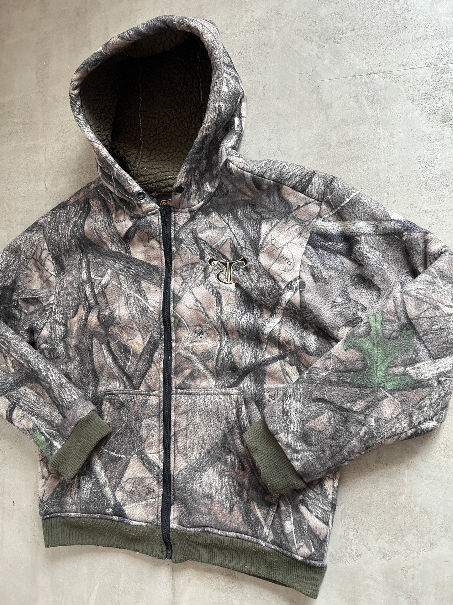 CAMO REALTREE ZIP UP HOODIE - 2000S - L/M