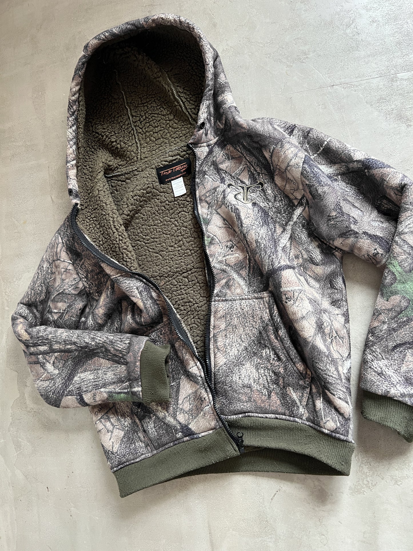 CAMO REALTREE ZIP UP HOODIE - 2000S - L/M