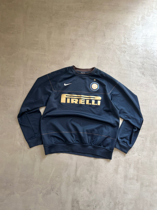 NAVY INTER MILAN NIKE SWEATER - 2000S - M