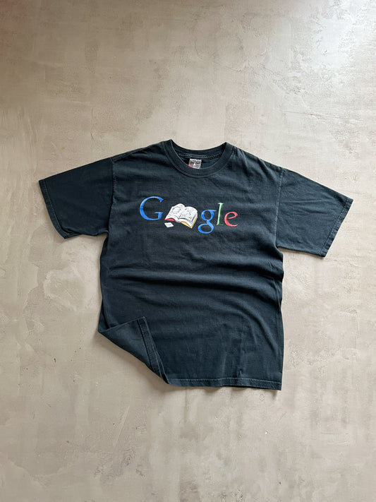 FADED BLACK GOOGLE PROMO TEE - 1990S - M