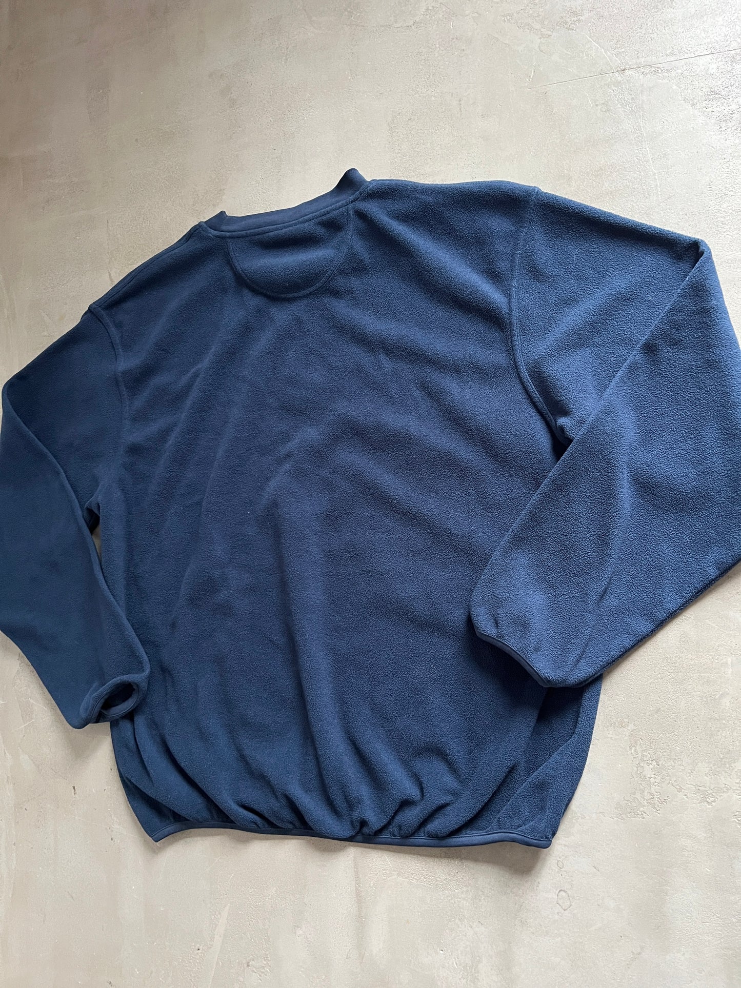 NAVY YANKEES FLEECE SWEATER - 1990S - L/XL