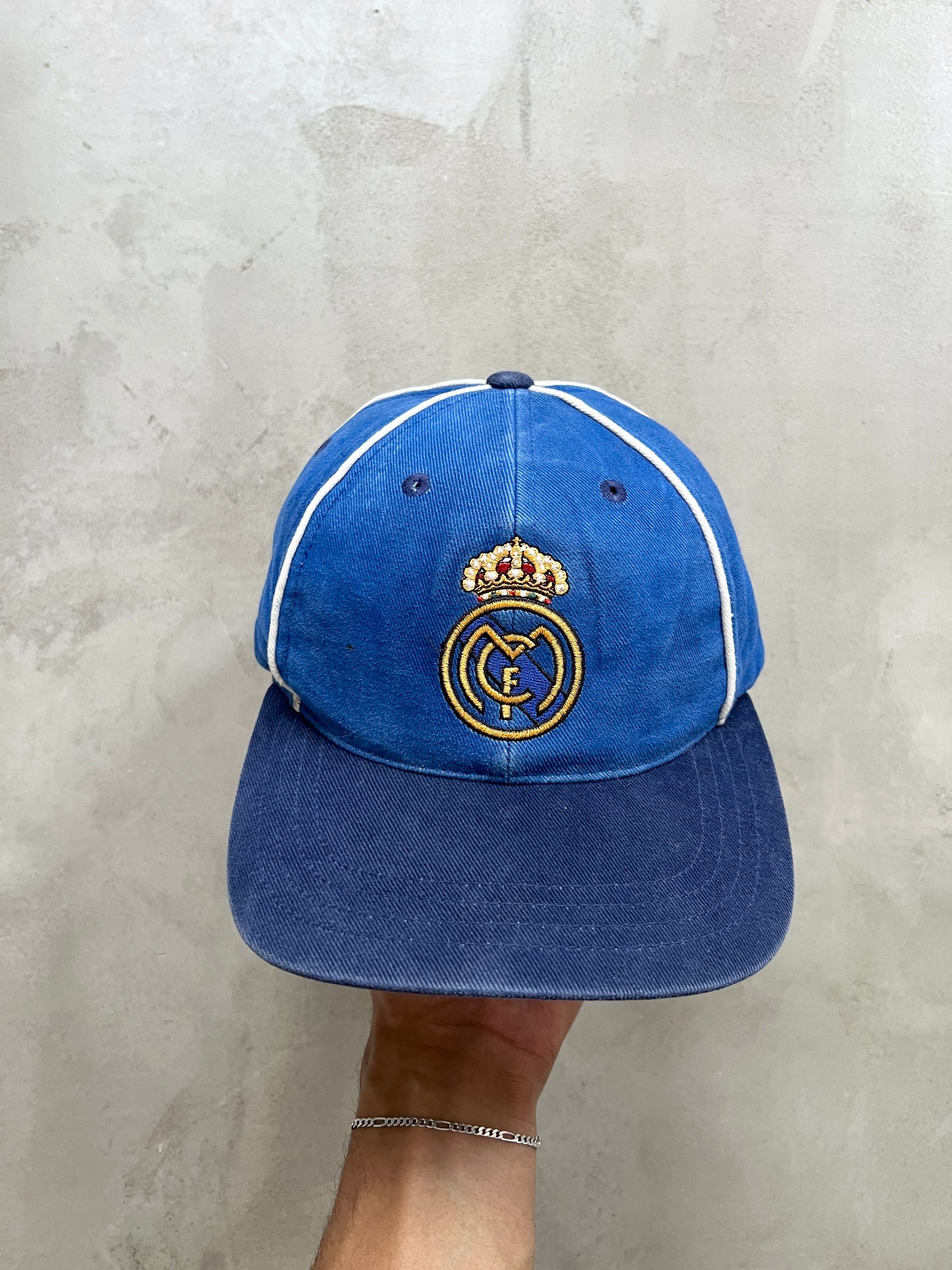 FADED BLUE REAL MADRID CAP - 2000S