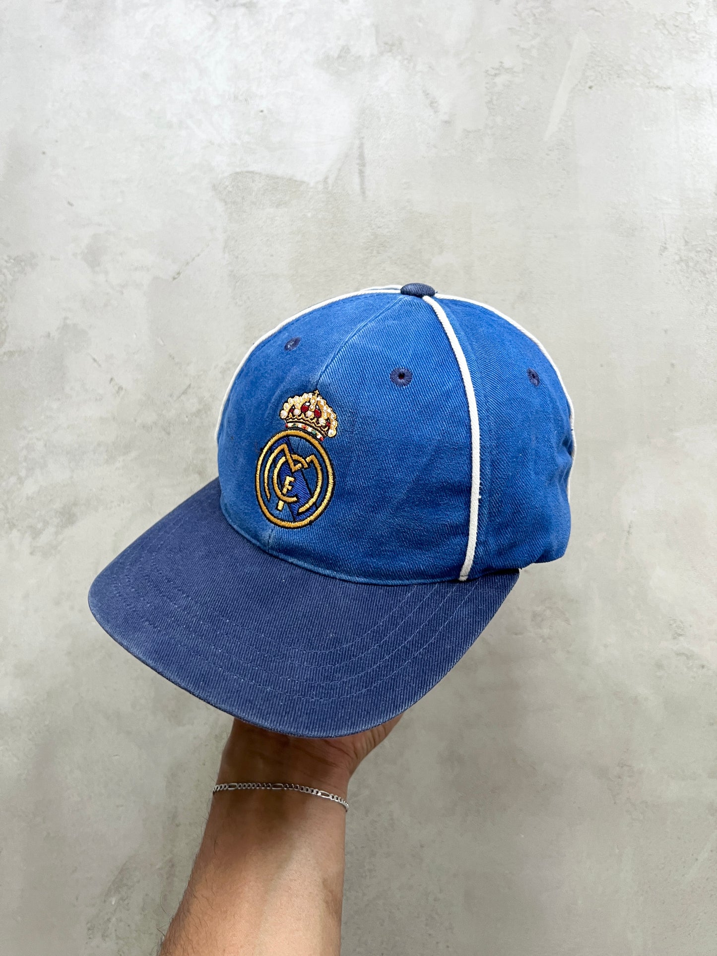 FADED BLUE REAL MADRID CAP - 2000S