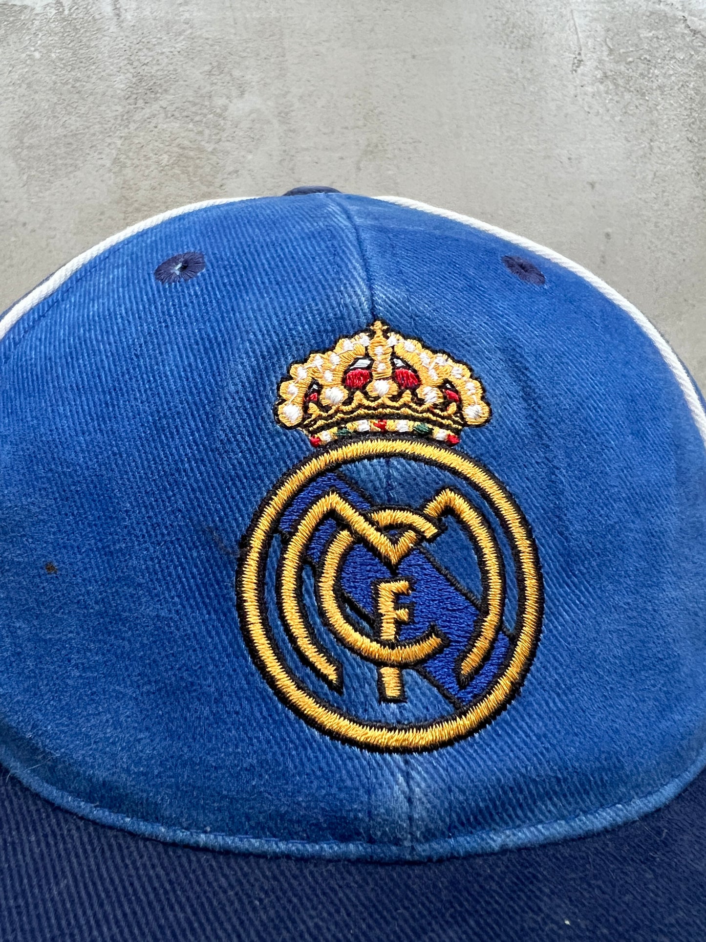 FADED BLUE REAL MADRID CAP - 2000S