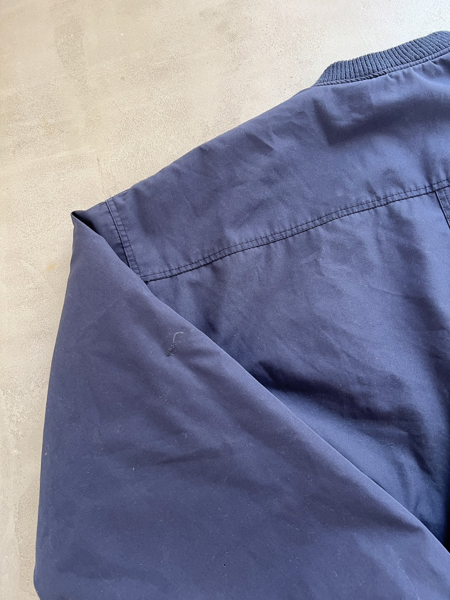 NAVY MERCEDES BENZ JACKET - 1990S - XL/XXL