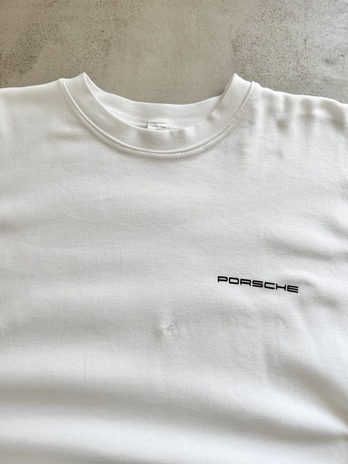 WHITE PORSCHE SWEATER - 2000S - M