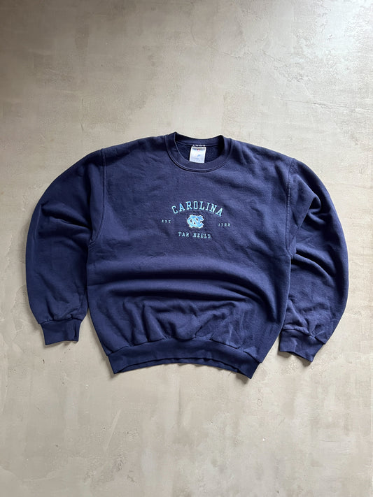 NAVY UNC SWEATER - 1990S - M