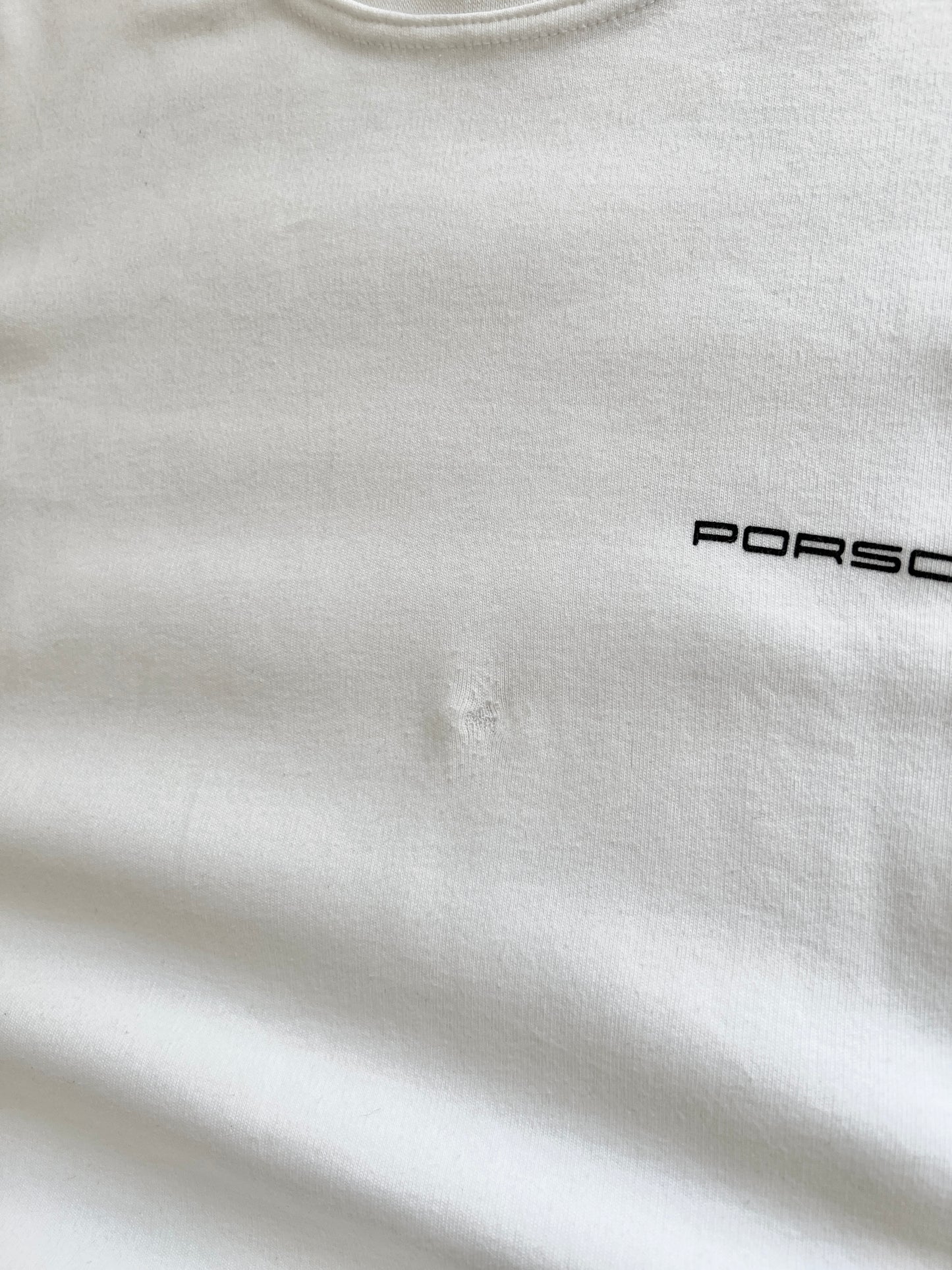WHITE PORSCHE SWEATER - 2000S - M