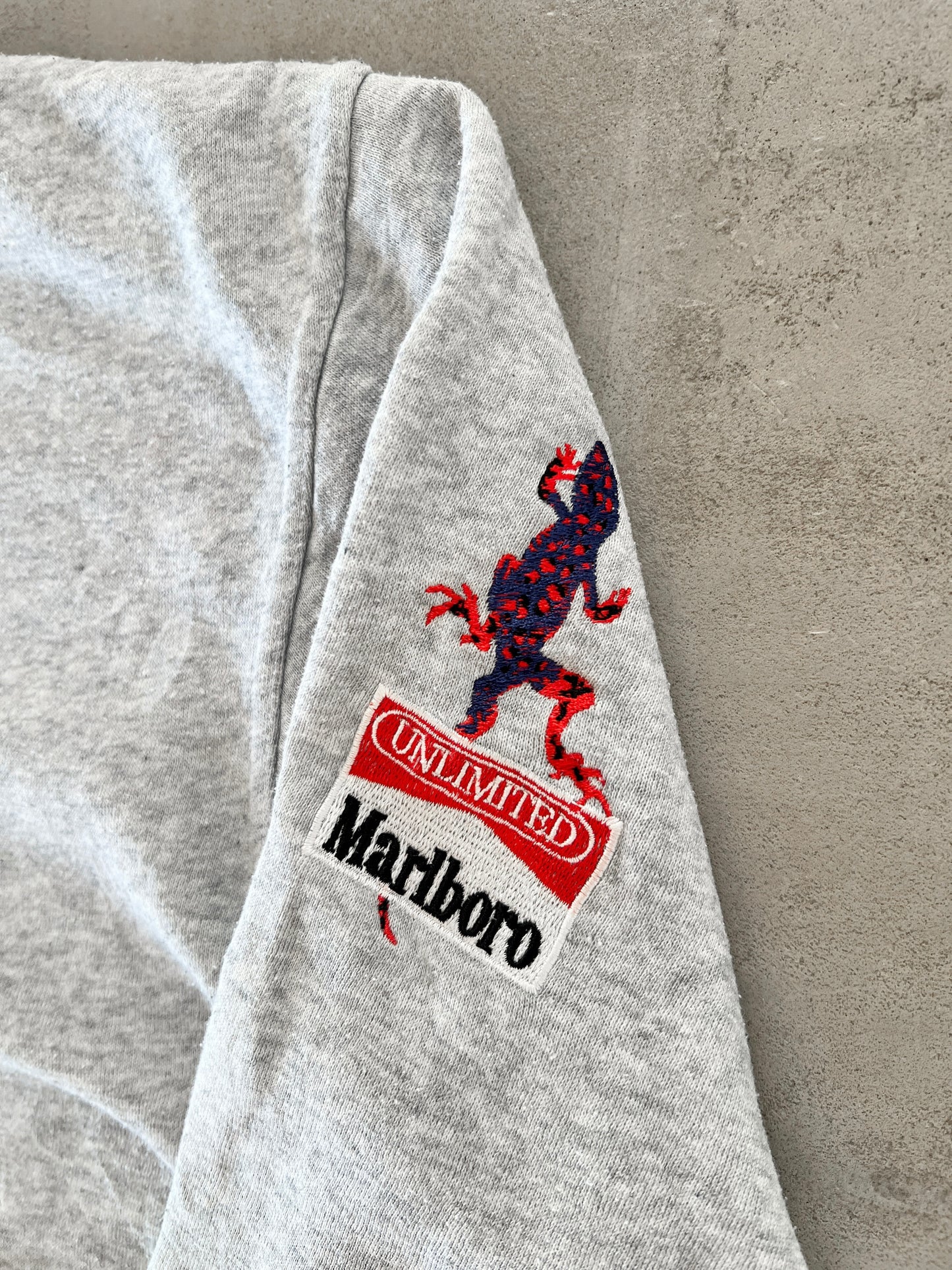 GREY MARLBORO LONGSLEEVE - 2000S - M