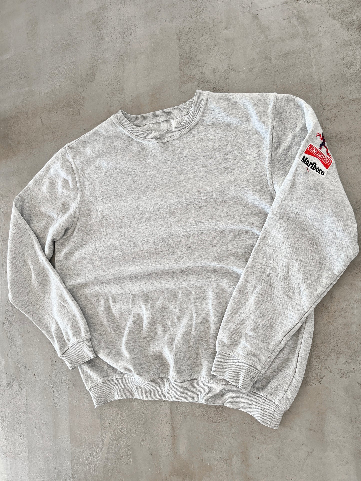 GREY MARLBORO LONGSLEEVE - 2000S - M