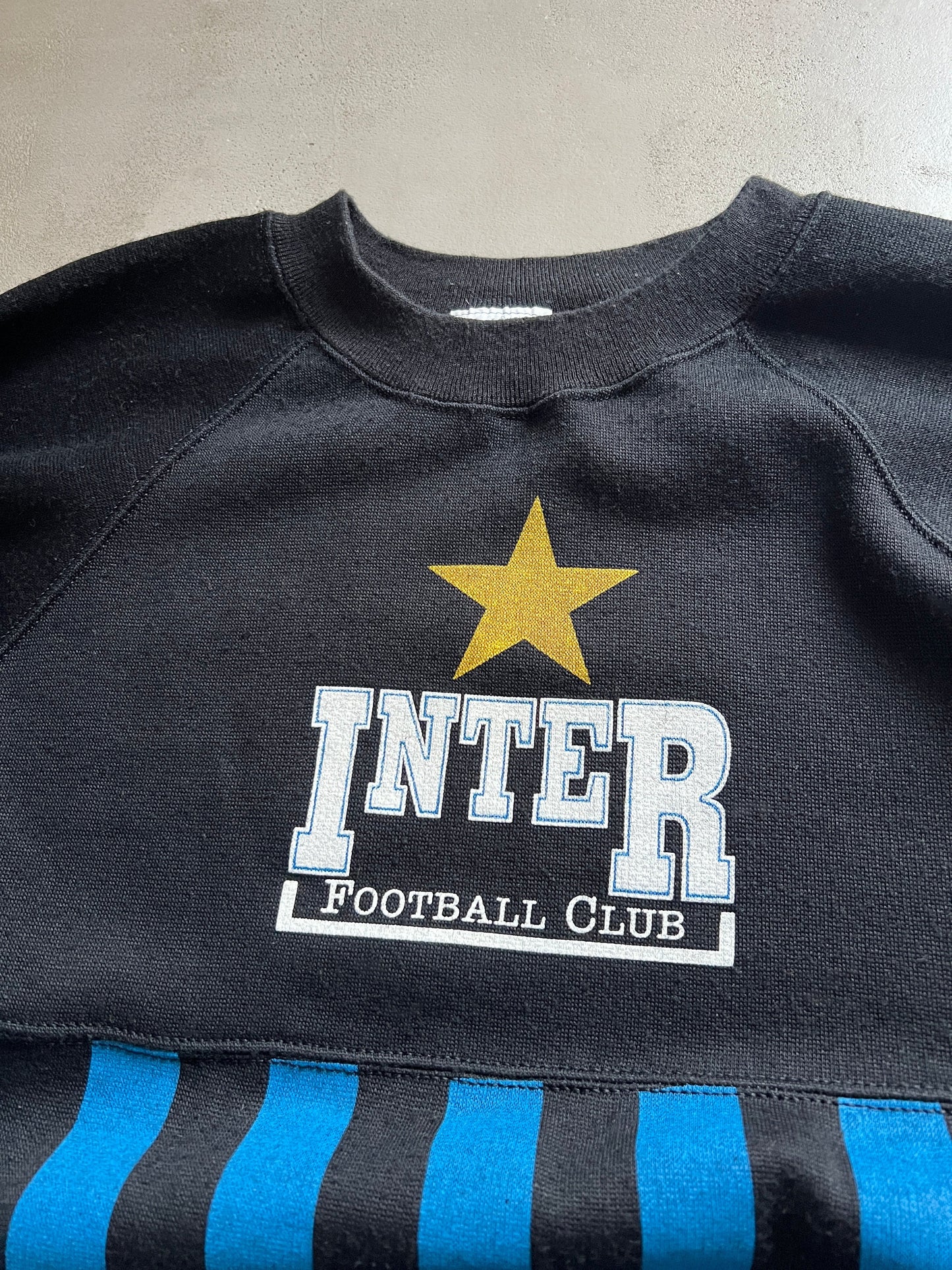 BLUE/BLACK INTER MILAN SWEATER - 2000S - M/L