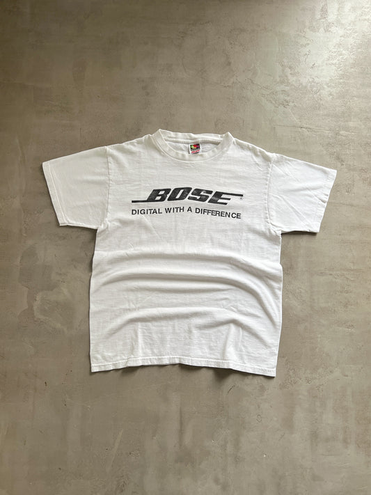 WHITE BOSE PROMO TEE - 1990S - M