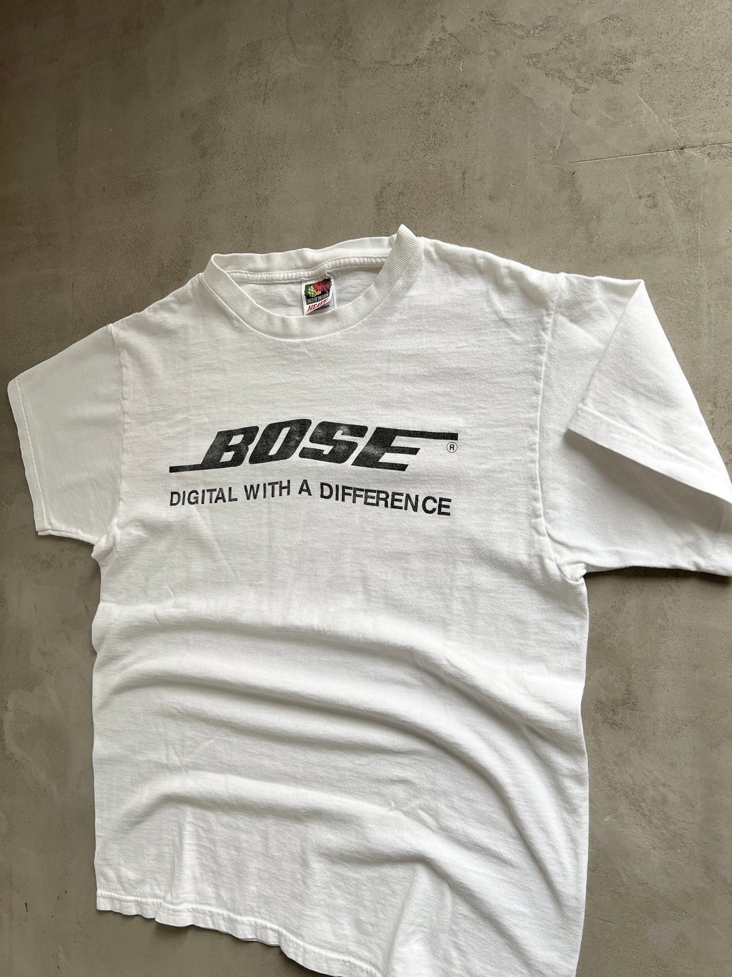 WHITE BOSE PROMO TEE - 1990S - M