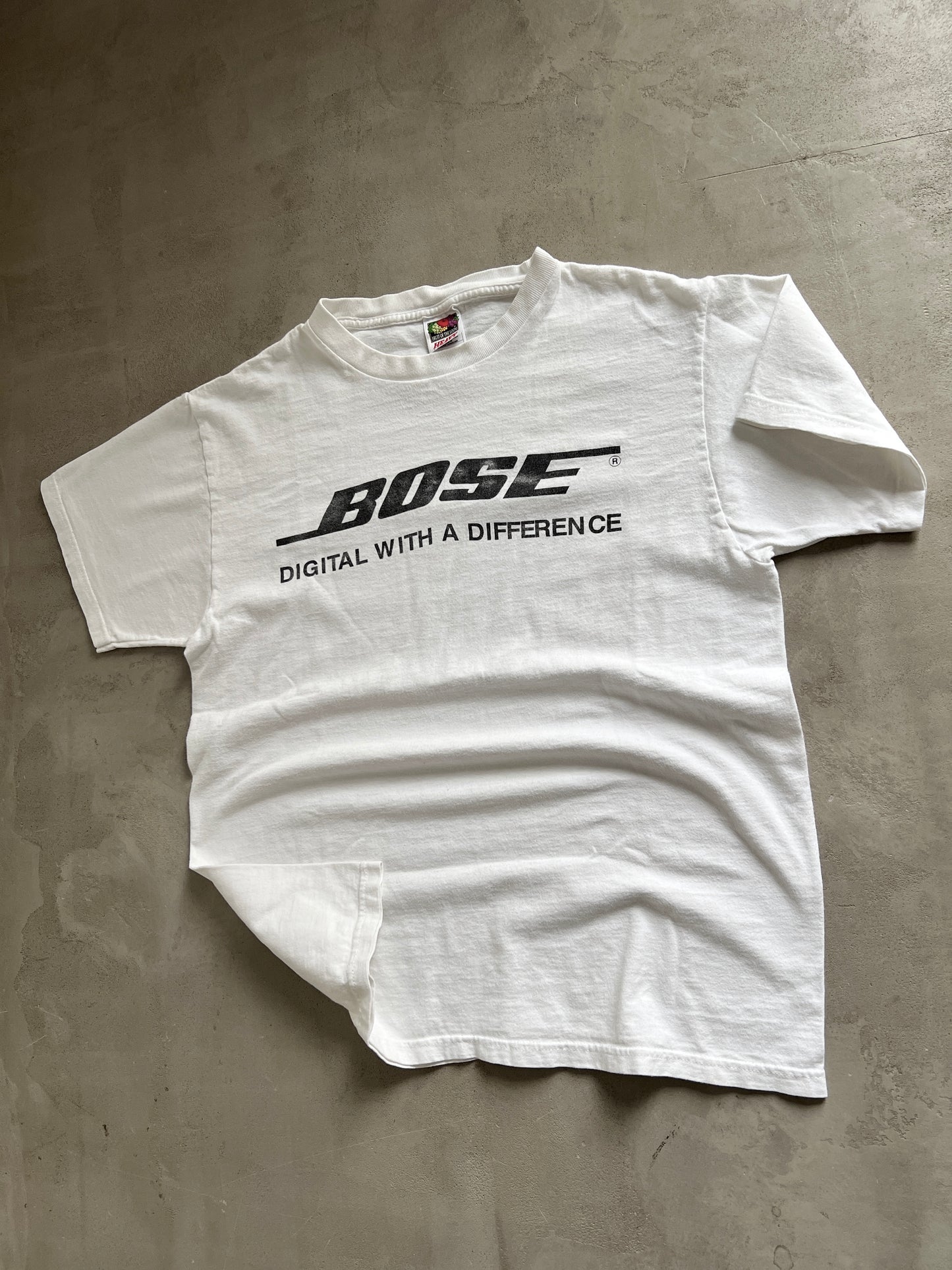 WHITE BOSE PROMO TEE - 1990S - M